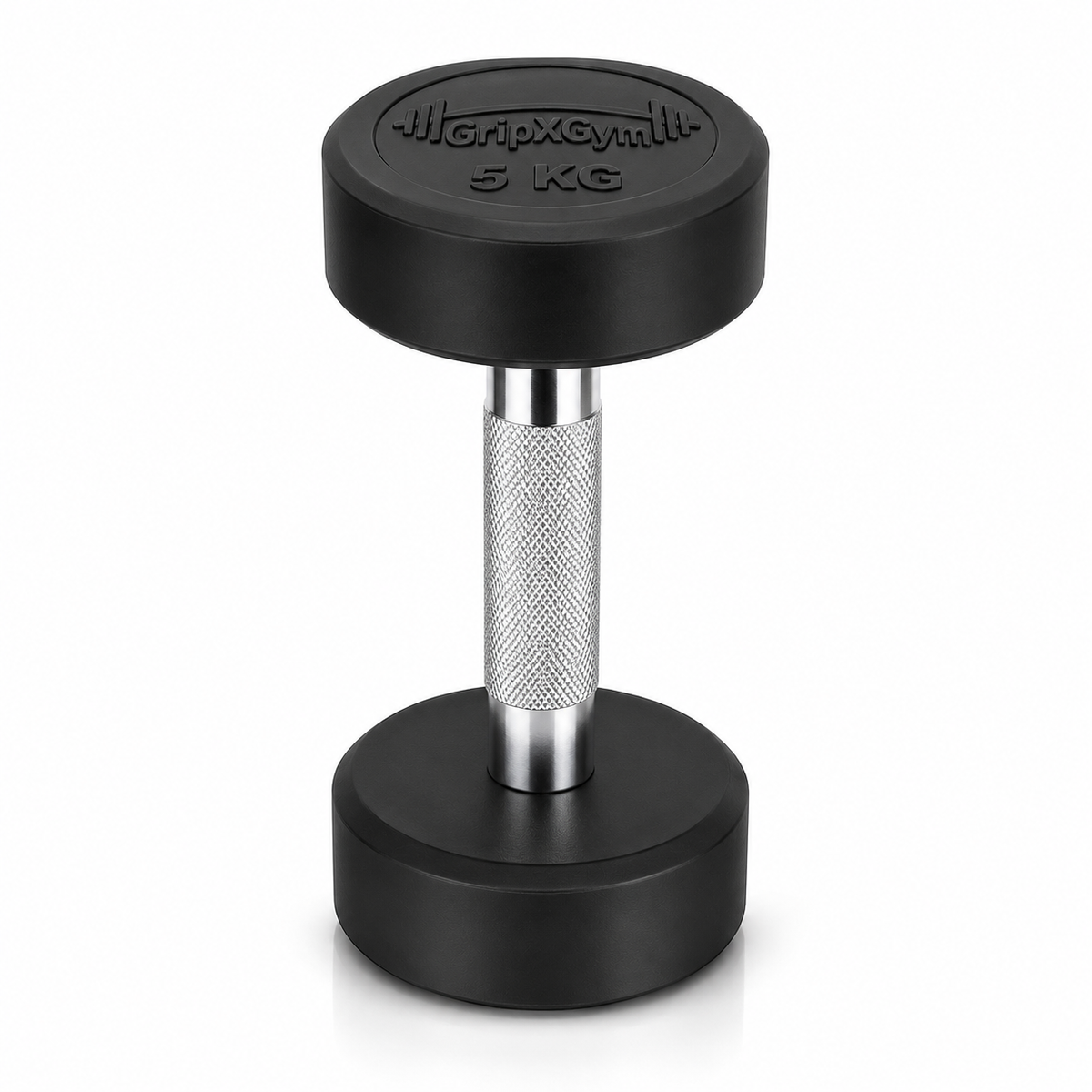 GripXGym Rubber-Coated Dumbbell