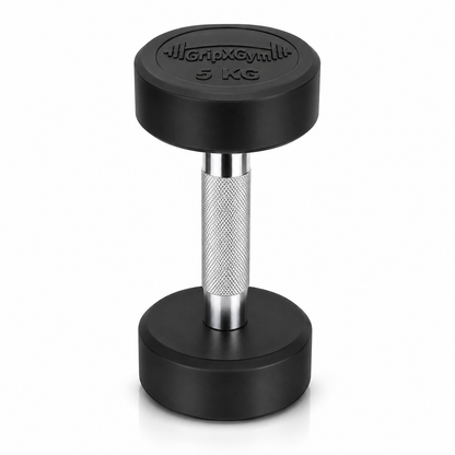 GripXGym Rubber-Coated Dumbbell