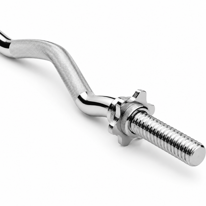 Chrome-Plated EZ Curl Bar