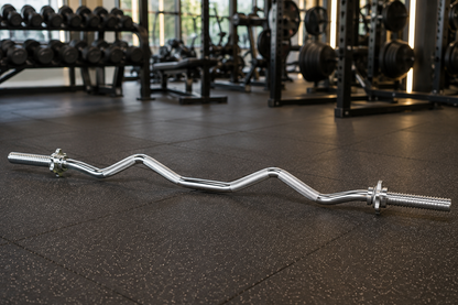 Chrome-Plated EZ Curl Bar