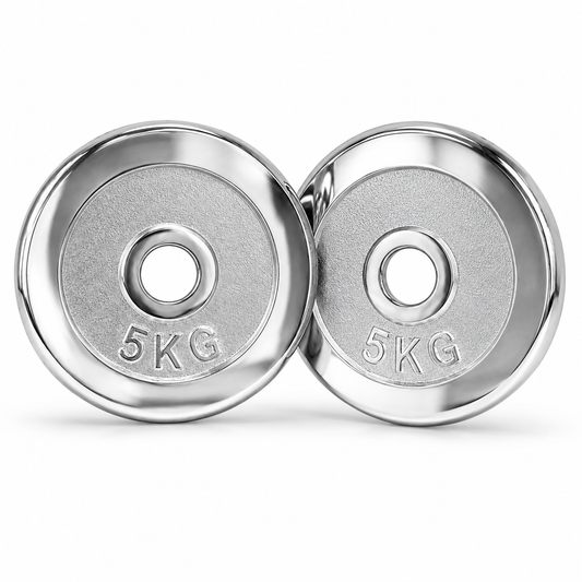 Chrome-Plated Weight Plates Set