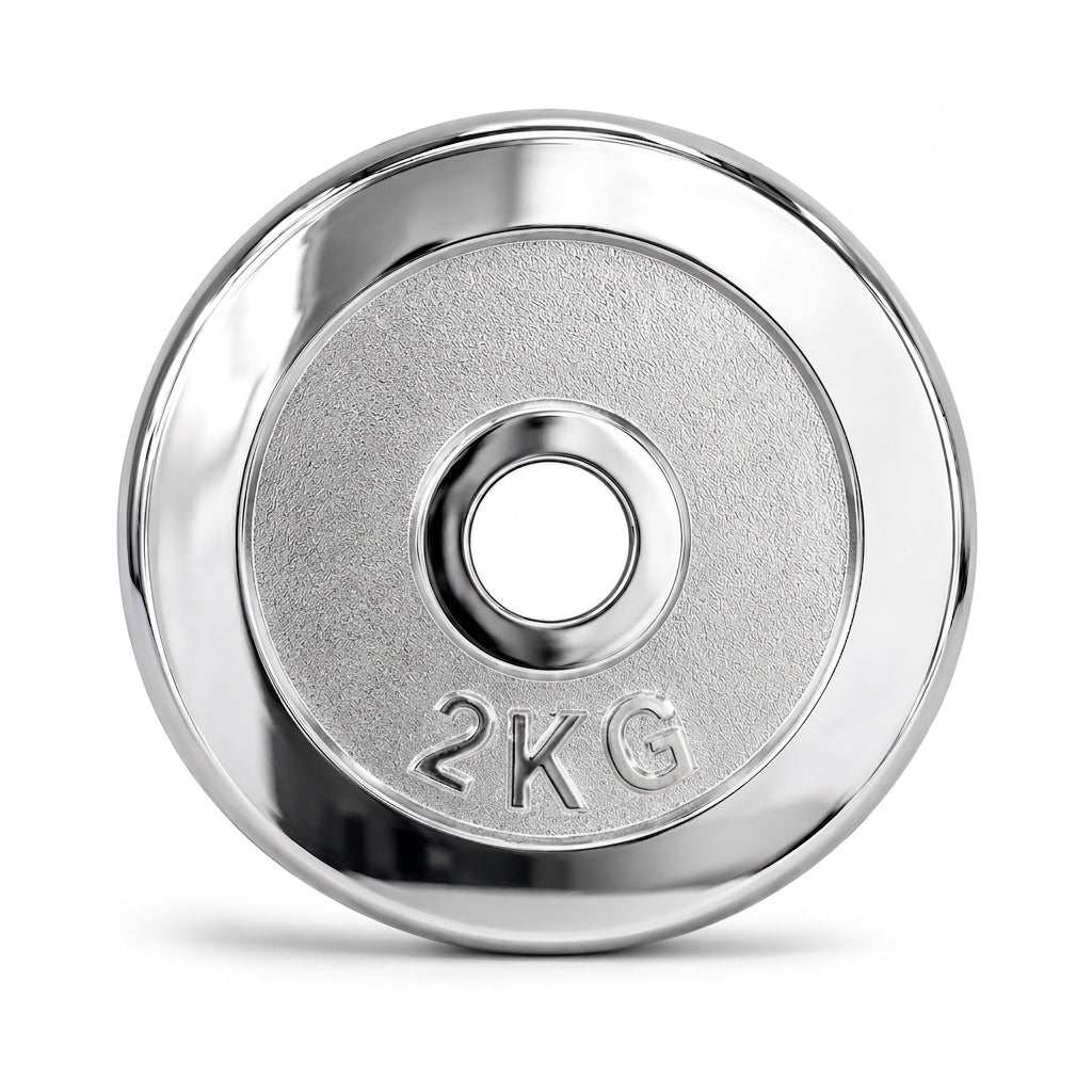 Chrome-Plated Weight Plates Set