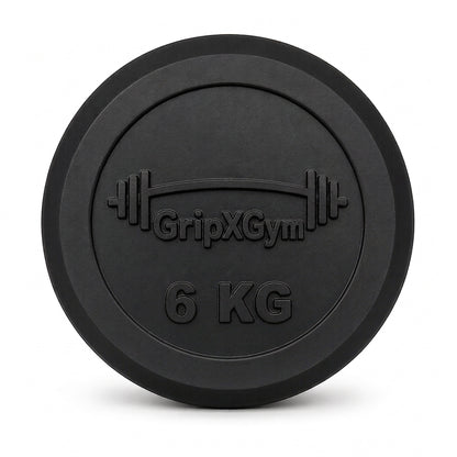 GripXGym Rubber-Coated Dumbbell