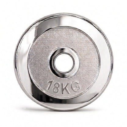 Chrome-Plated Weight Plates Set