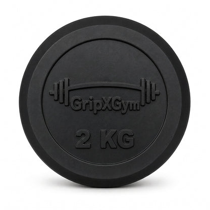 GripXGym Rubber-Coated Dumbbell
